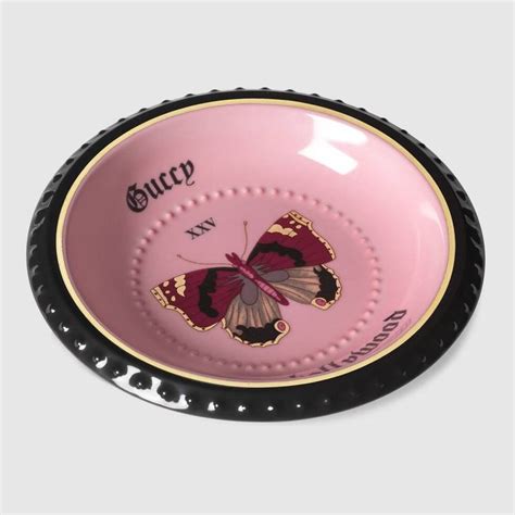 gucci porcelain trinket dish white with gold|Designer Luxury Trinket Trays & Porcelain Boxes .